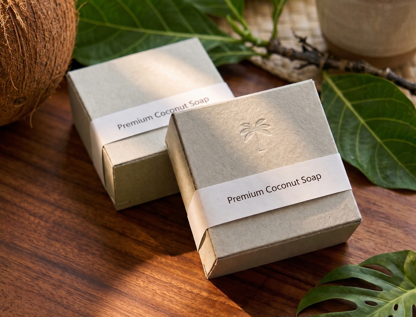 Premium Coconut Soap — 140g